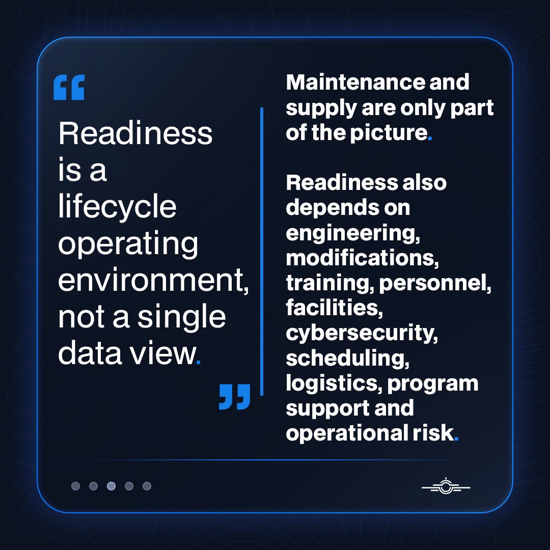 Readiness is a lifecycle operating environment
