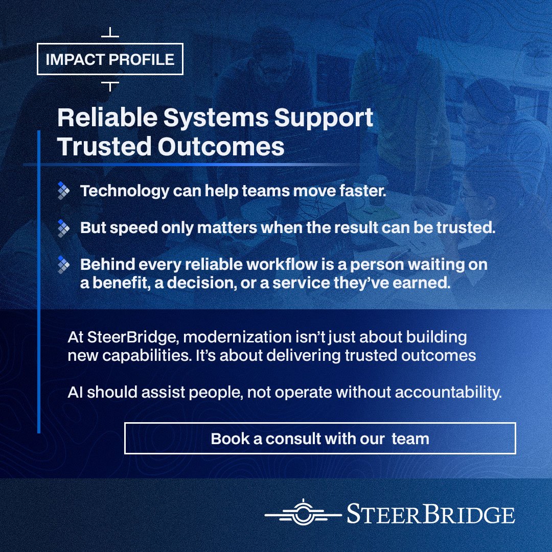 Reliable Systems Support Trusted Outcomes