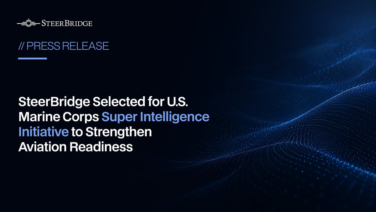 SteerBridge Selected for U.S. Marine Corps Super Intelligence Initiative
