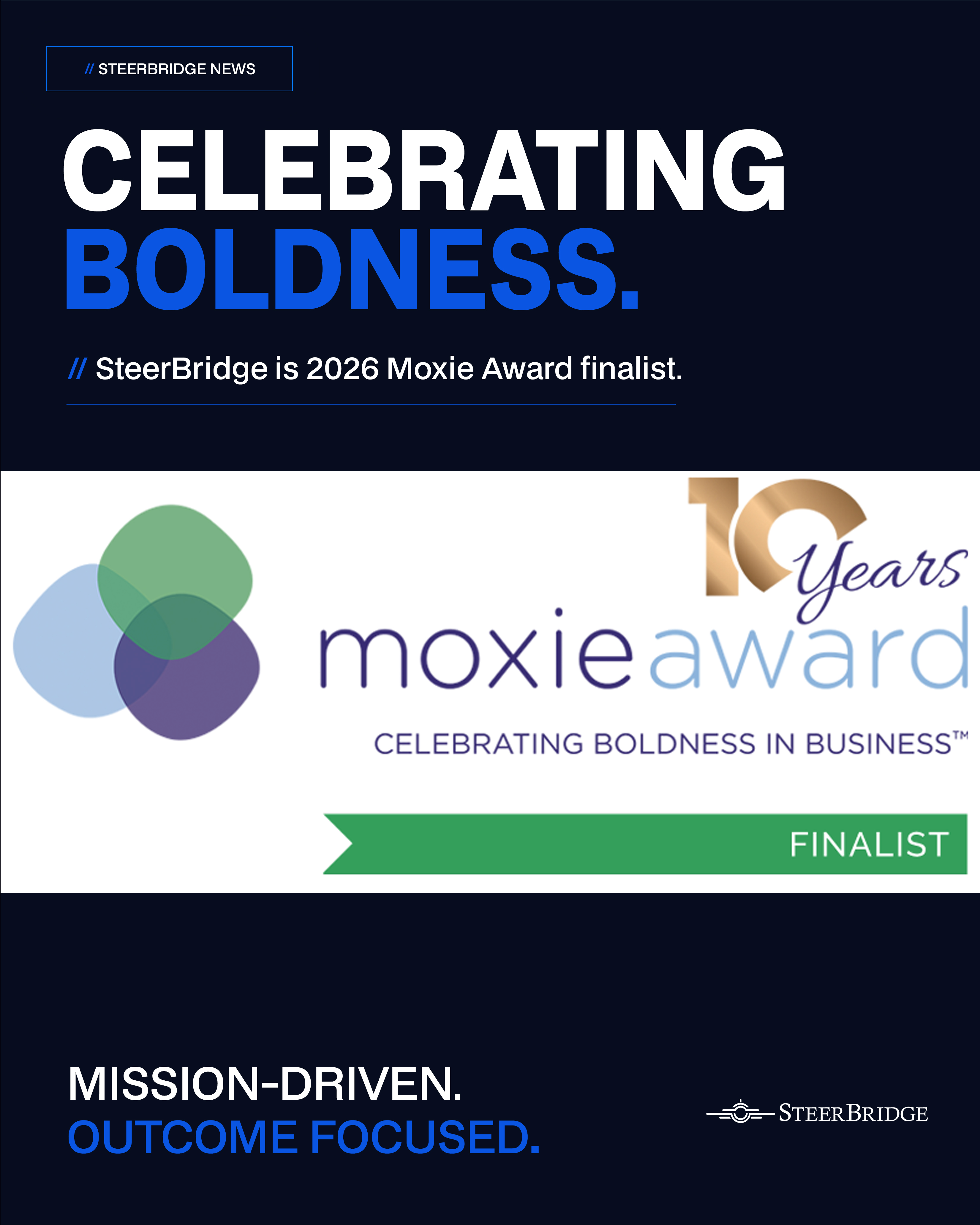 Moxie Award Finalist - SteerBridge